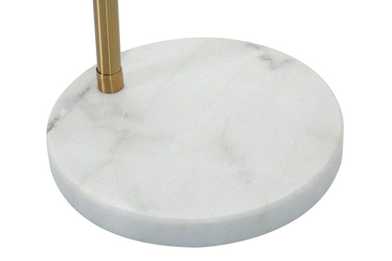 Lampadar Mauro Ferretti Glamy Arc 6 Luci, Auriu/Alb, 130x220 cm