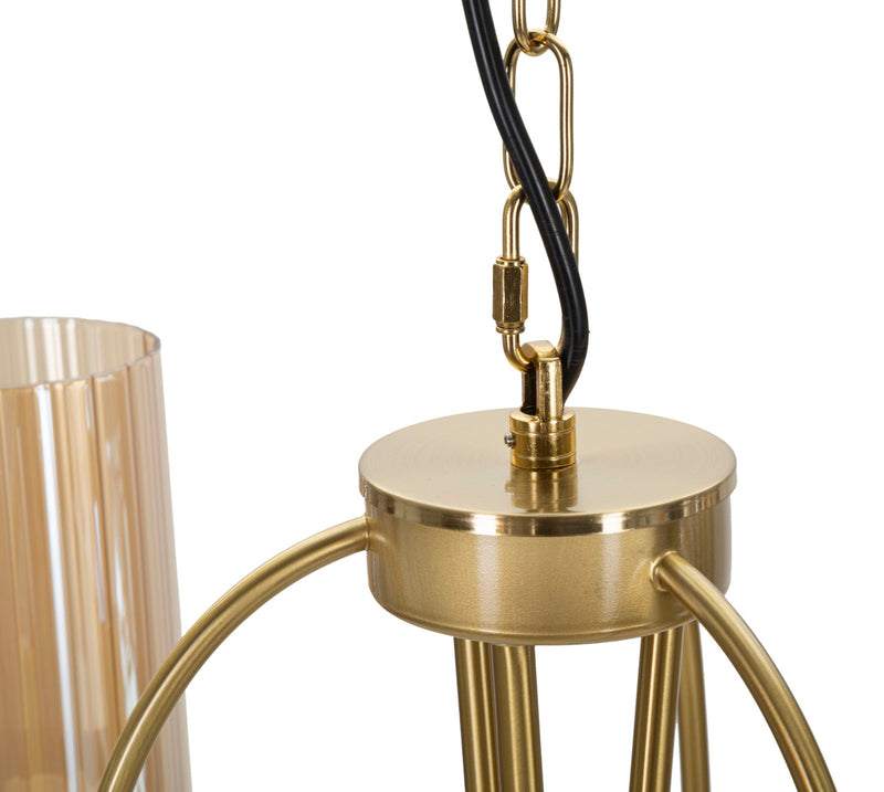 Plafonieră Mauro Ferretti Versailles 3 Lights, Negru, Ø60 cm