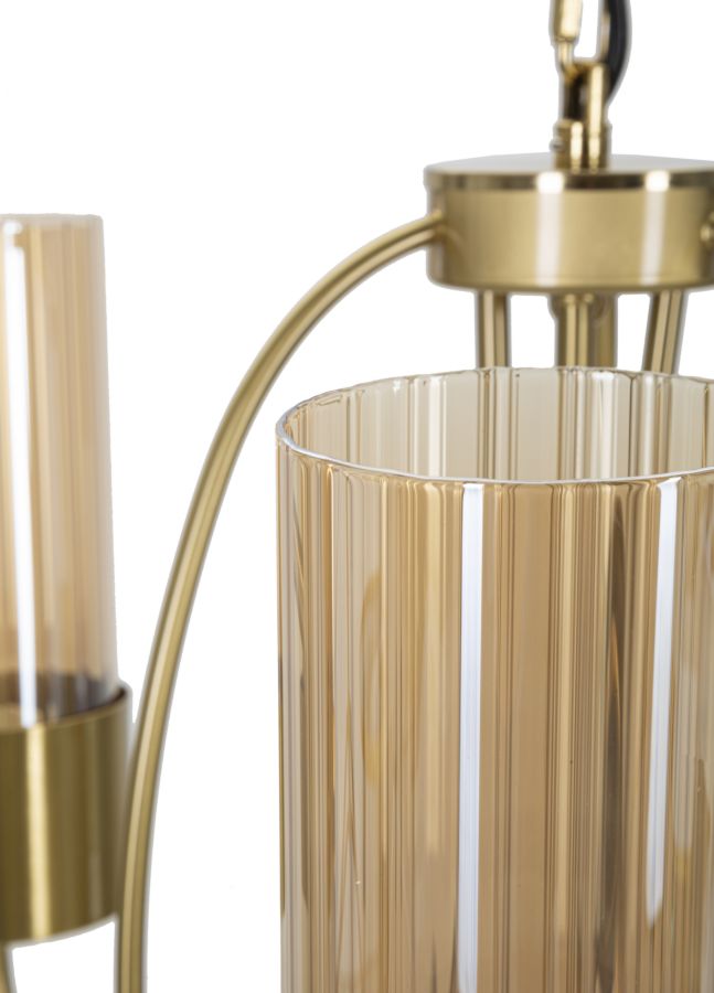 Plafonieră Mauro Ferretti Versailles 3 Lights, Negru, Ø60 cm