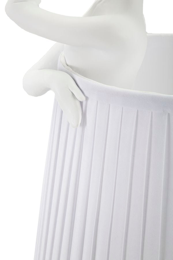 Veioză Mauro Ferretti Ballet, Alb, Ø29 cm