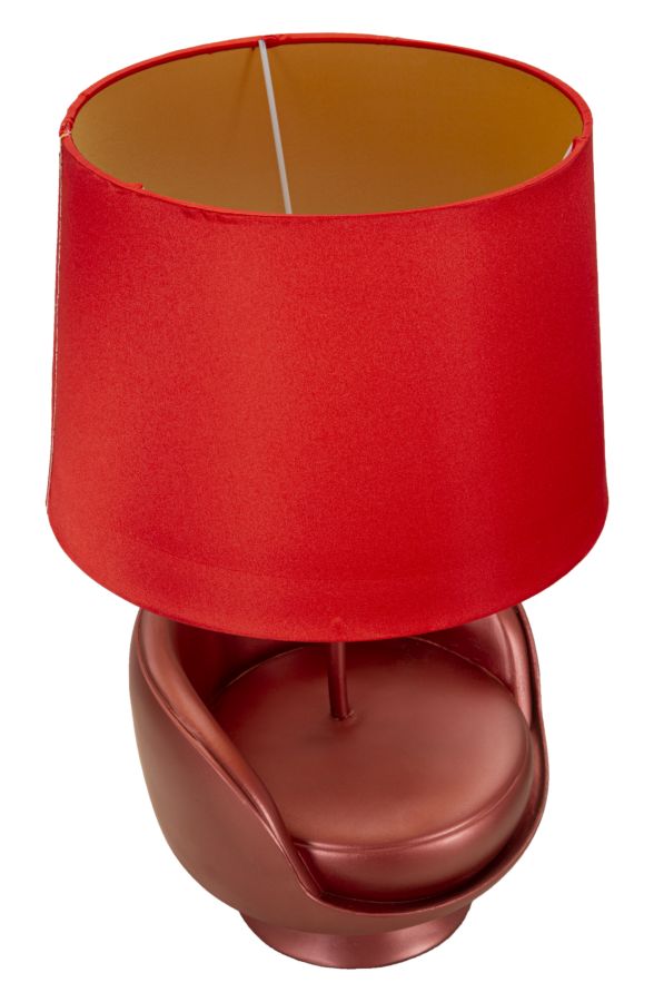 Veioză Mauro Ferretti Midcentury, Roșu, Ø26 cm