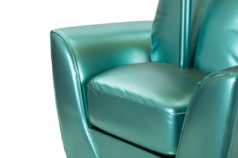 Veioză Mauro Ferretti Midcentury Turquoise, Turquoise, Ø26 cm