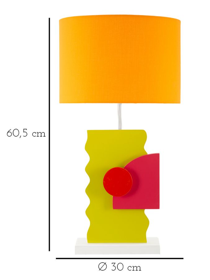 Veioză Mauro Ferretti Color, 30x60 cm