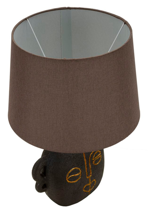 Veioză Mauro Ferretti Tribal, Maro/Auriu, Ø30 cm