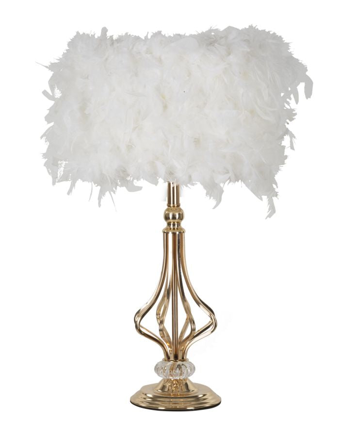 Veioză Mauro Ferretti Tarty, Auriu/Alb, Ø25 cm