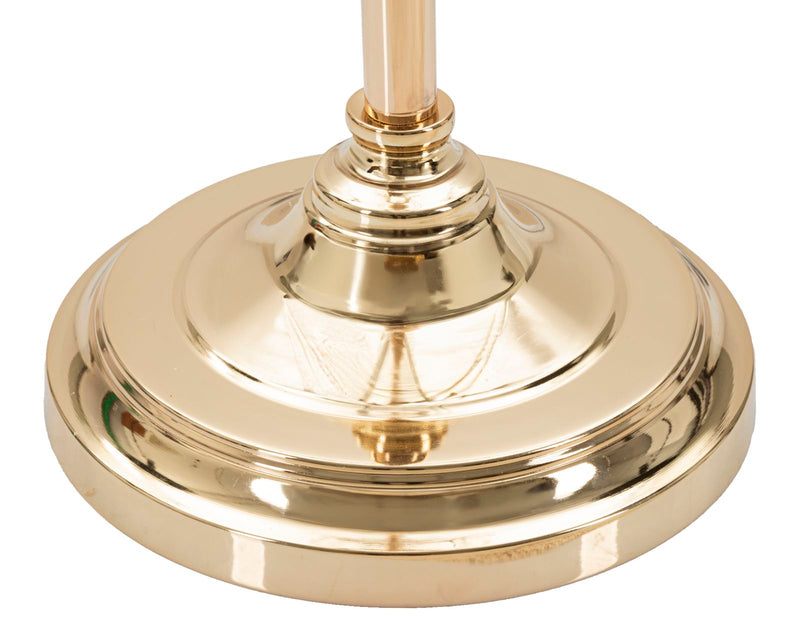 Lampadar Mauro Ferretti Bruxelles, Negru/Auriu, Ø38 cm
