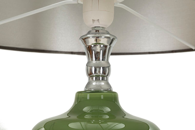 Lampadar Mauro Ferretti Eva One, Verde/Gri, Ø40 cm
