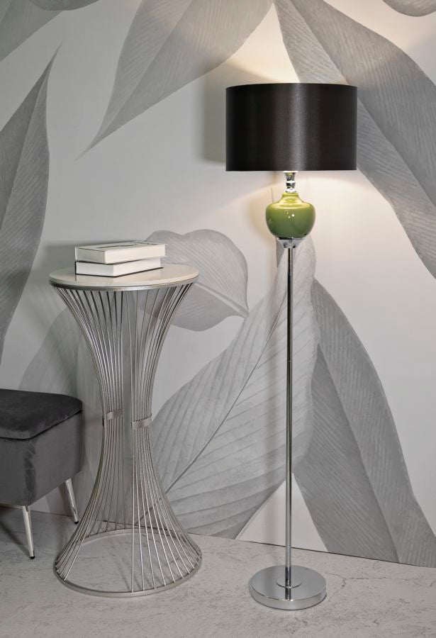 Lampadar Mauro Ferretti Eva One, Verde/Gri, Ø40 cm