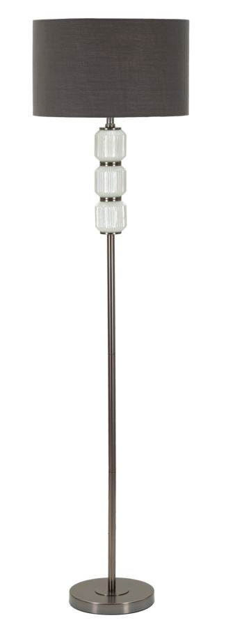 Lampadar Mauro Ferretti Bright One, Alb/Gri, Ø42 cm