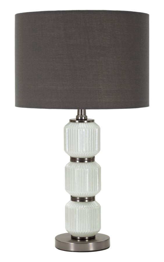 Veioză Mauro Ferretti Bright Three, Alb/Gri, Ø32 cm