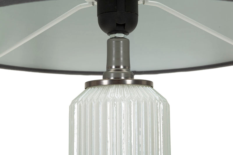 Veioză Mauro Ferretti Bright Three, Alb/Gri, Ø32 cm