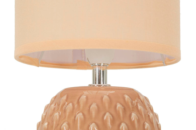 Veioză Mauro Ferretti Pontus Peach, Peach, Ø14 cm