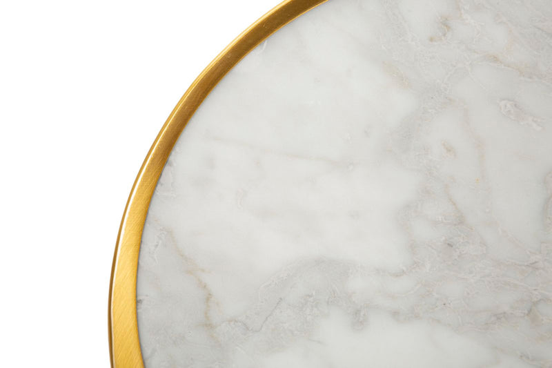 Aplică Mauro Ferretti, Auriu/Marble, 24x24 cm