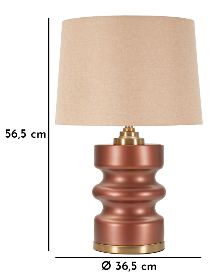 Veioză Mauro Ferretti Rosenthal, Maro/Auriu, Ø36 cm, L:36cm