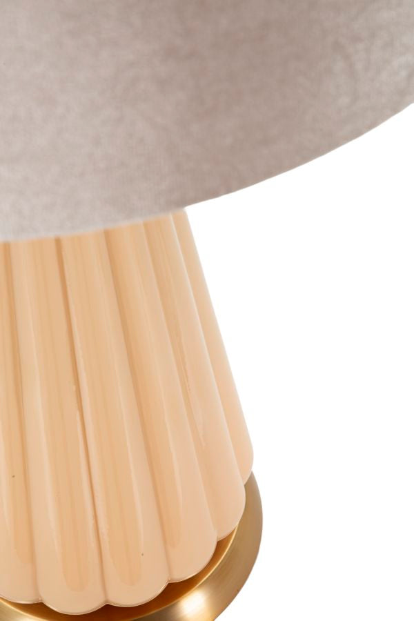 Veioză Mauro Ferretti Perly, Peral/Auriu, Ø36 cm
