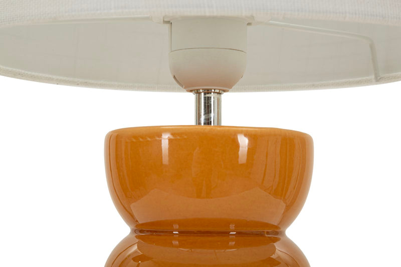 Veioză Mauro Ferretti Torr, Muștar/Alb, Ø25 cm