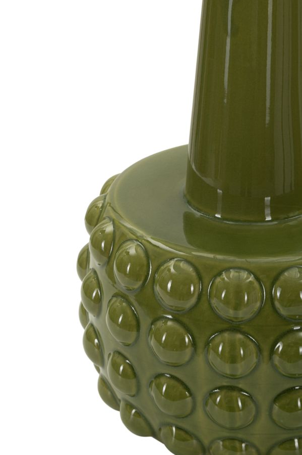 Veioză Mauro Ferretti Gress, Verde/Alb, Ø30 cm