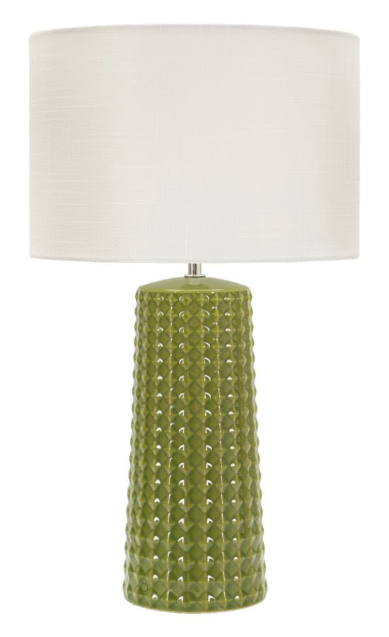 Veioză Mauro Ferretti Gliss, Verde/Alb, Ø30 cm