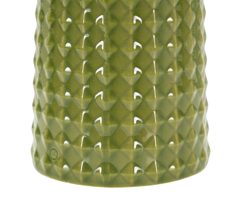 Veioză Mauro Ferretti Gliss, Verde/Alb, Ø30 cm