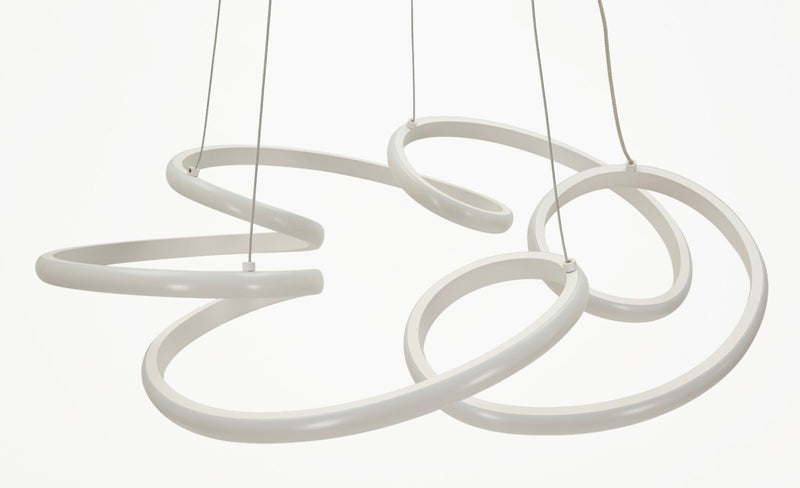 Plafonieră Mauro Ferretti Glovy LED, Alb, Ø55 cm