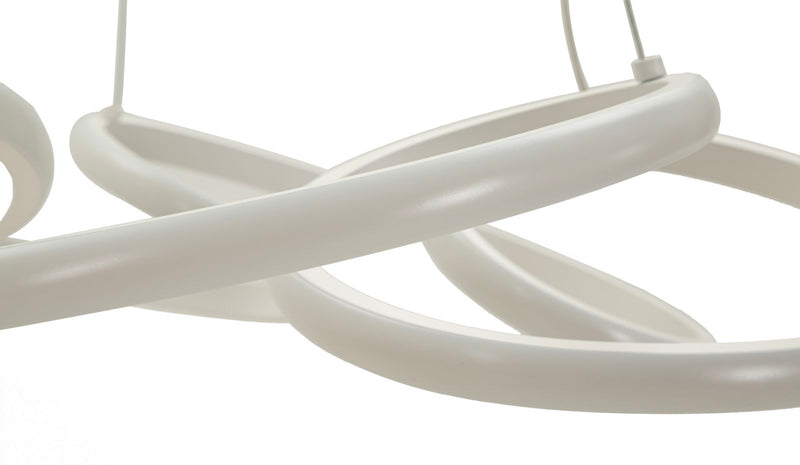Plafonieră Mauro Ferretti Glovy LED, Alb, Ø55 cm
