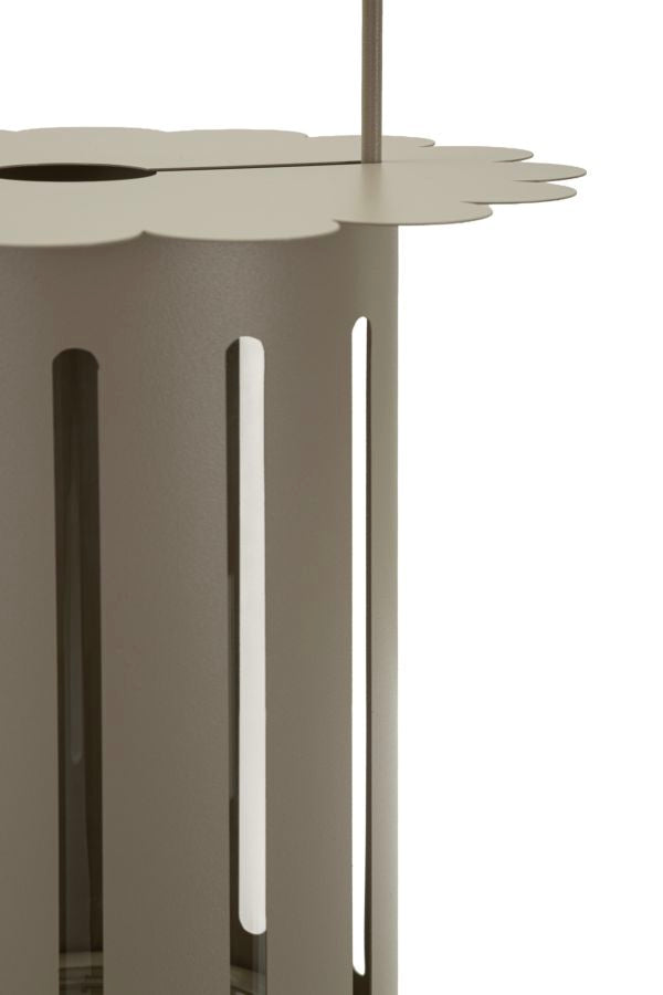 Felinar Mauro Ferretti Saturn, Gri Porumbel, Ø24 cm