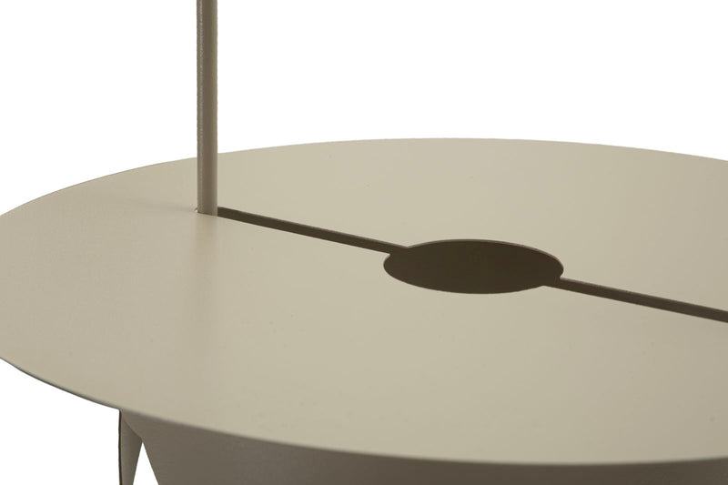 Felinar Mauro Ferretti Twist Saturn, Gri Porumbel, Ø23 cm