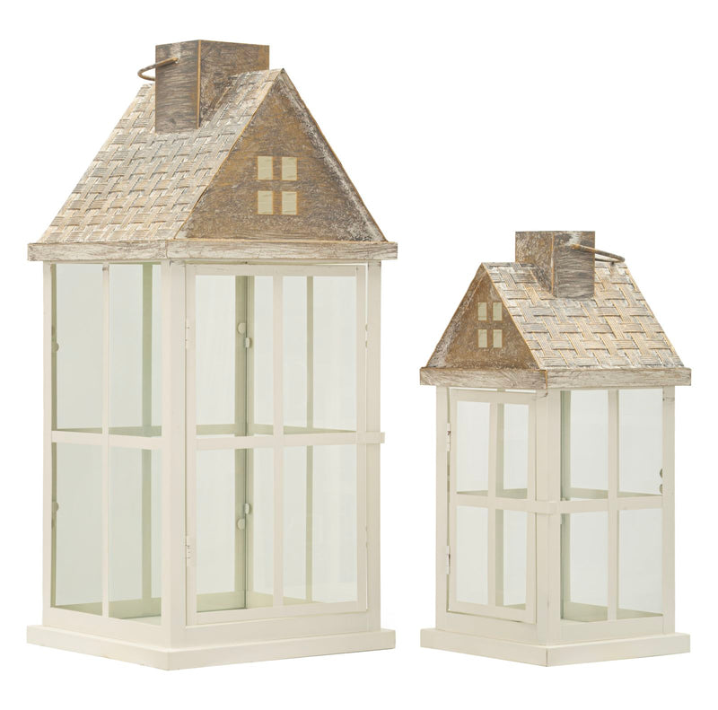 Felinar Mauro Ferretti Home 2, Alb/Gri, 24x55 cm