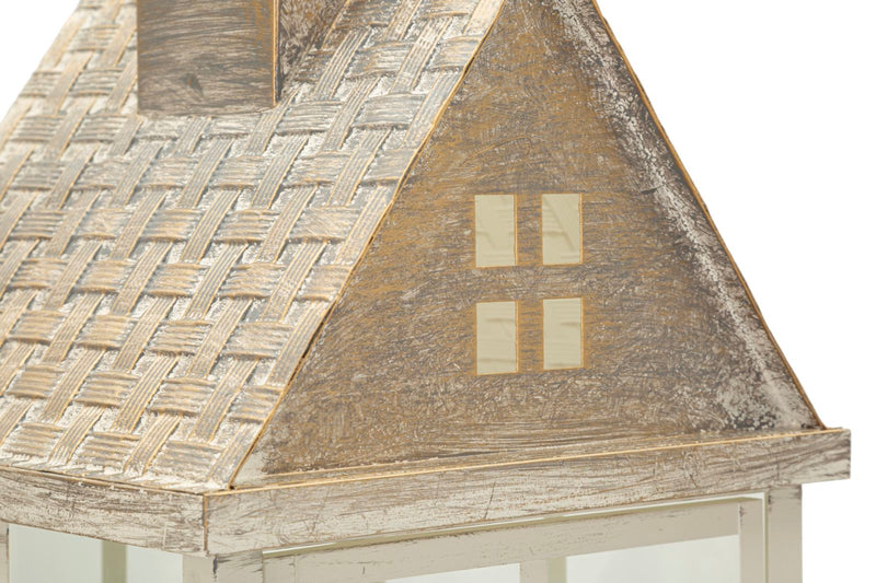 Felinar Mauro Ferretti Home 2, Alb/Gri, 24x55 cm