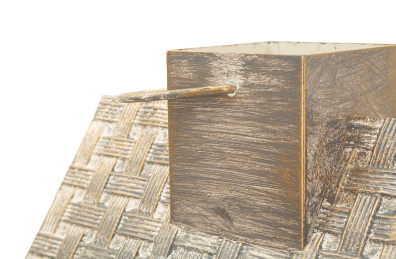 Felinar Mauro Ferretti Home 2, Alb/Gri, 24x55 cm