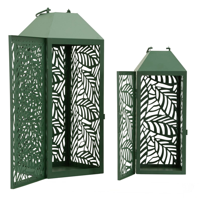 Felinar Mauro Ferretti Carving, Verde, 18x44 cm