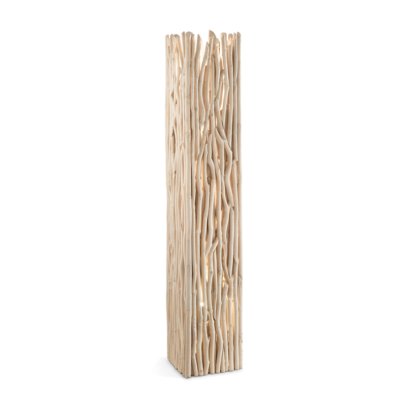 Lampadar DRIFTWOOD Ideal Lux, E27 max 2 x 60W, L 280 x H 1560 x P 280 mm, Lemn