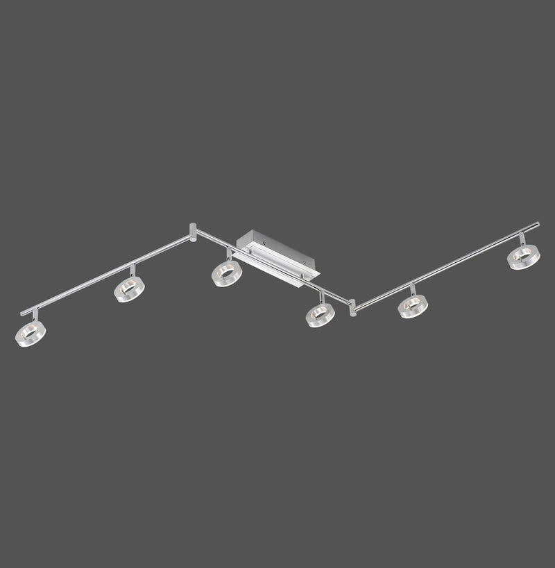 Plafoniera Paul Neuhaus SILEDA 6xLED Aluminiu