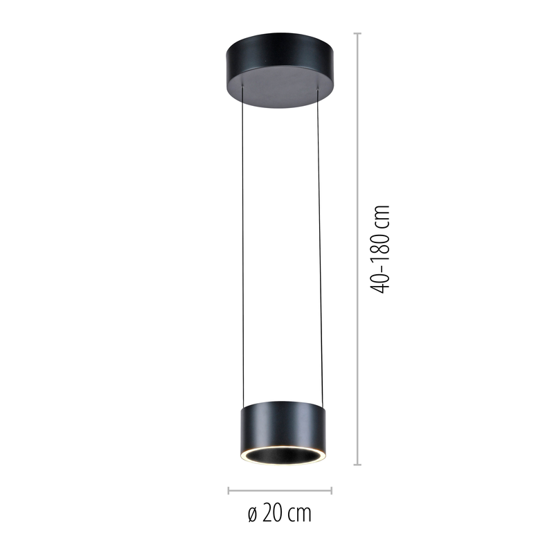 Lustra Paul Neuhaus PURE CLIPSE 2xLED Gri