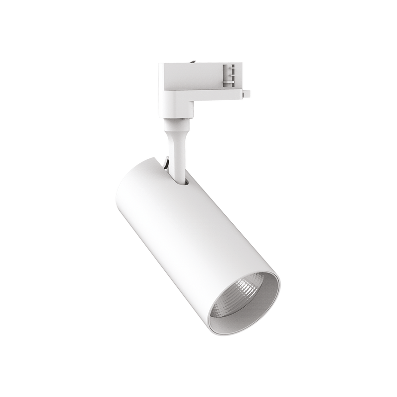 Proiector pe Șină Ideal Lux Smile, Alb, LED, Ø8 cm, 30W