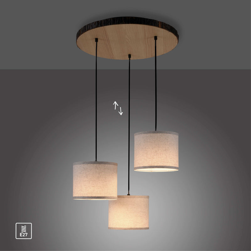 Plafoniera Paul Neuhaus 3xE27
