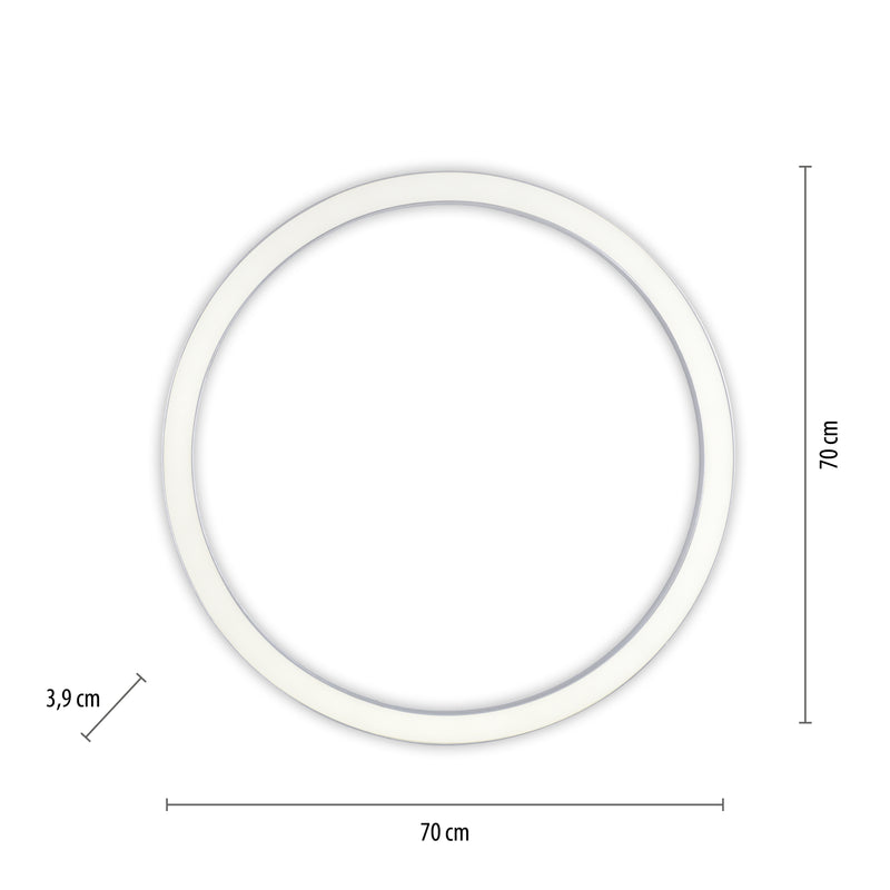 Plafoniera Paul Neuhaus PURE-LINES LED Aluminiu