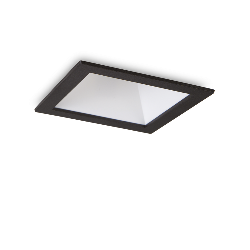 Spot Încastrat Ideal Lux Game, Negru/Alb, LED, Ø8.4 cm
