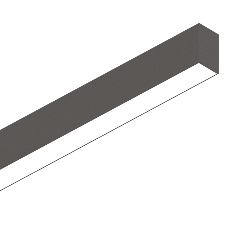 Profil LED Ideal Lux Fluo, Negru, LED, Ø180.5 cm, 54W