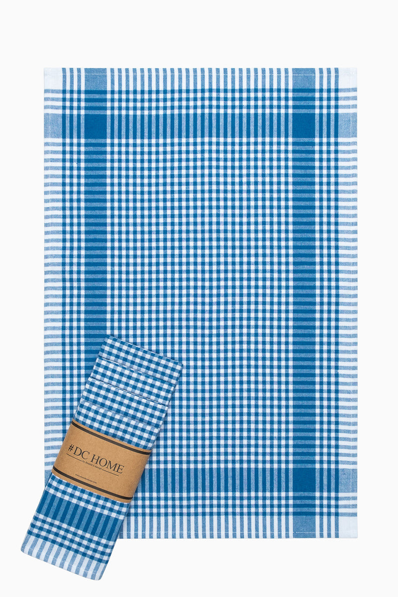 Set prosoape de bucătărie (5 Bucati) Asi Home Poti - Blue Bumbac 45X65 cm