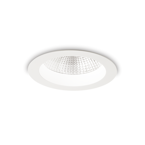 Spot Încastrat Ideal Lux Basic, Alb, LED, Ø14.4 cm, 15W