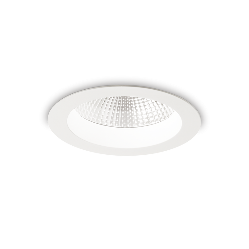Spot Încastrat Ideal Lux Basic, Alb, LED, Ø14.4 cm, 20W