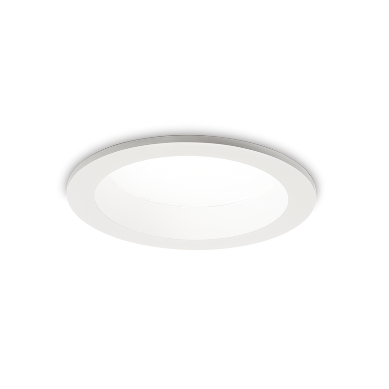 Spot Încastrat Ideal Lux Basic, Alb, LED, Ø14.4 cm, 20W
