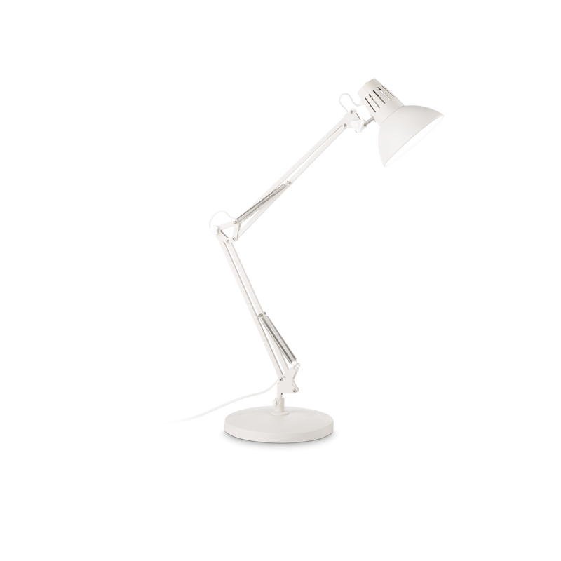Veioză Ideal Lux Wally, Alb, 1xE27