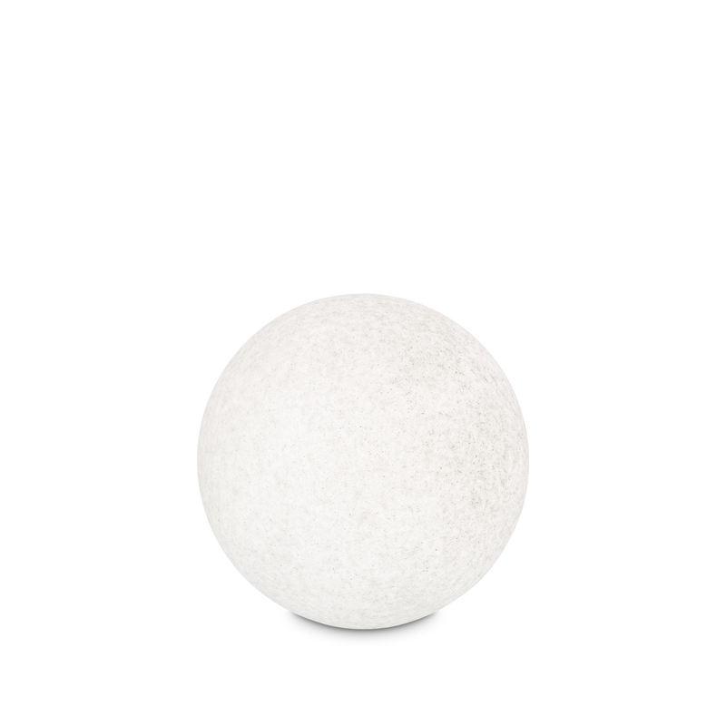 Lampa de Exterior DORIS Ideal Lux, Efect de granit, 48,5cm, E27 max 1 x 60W, Alb