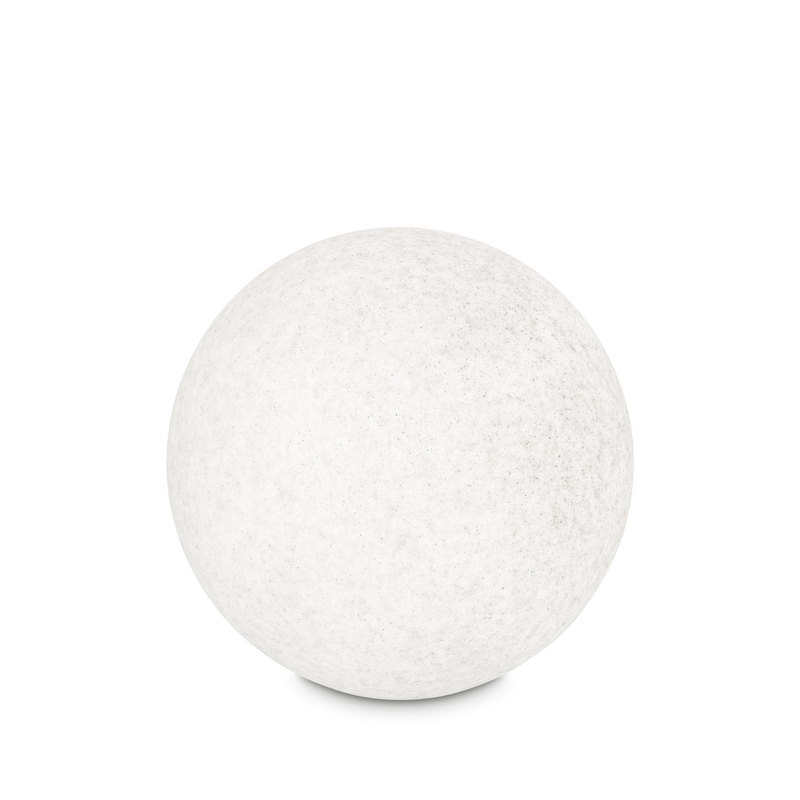 Lampa de Exterior DORIS Ideal Lux, Efect de granit, 78cm, E27 max 1 x 60W, Alb