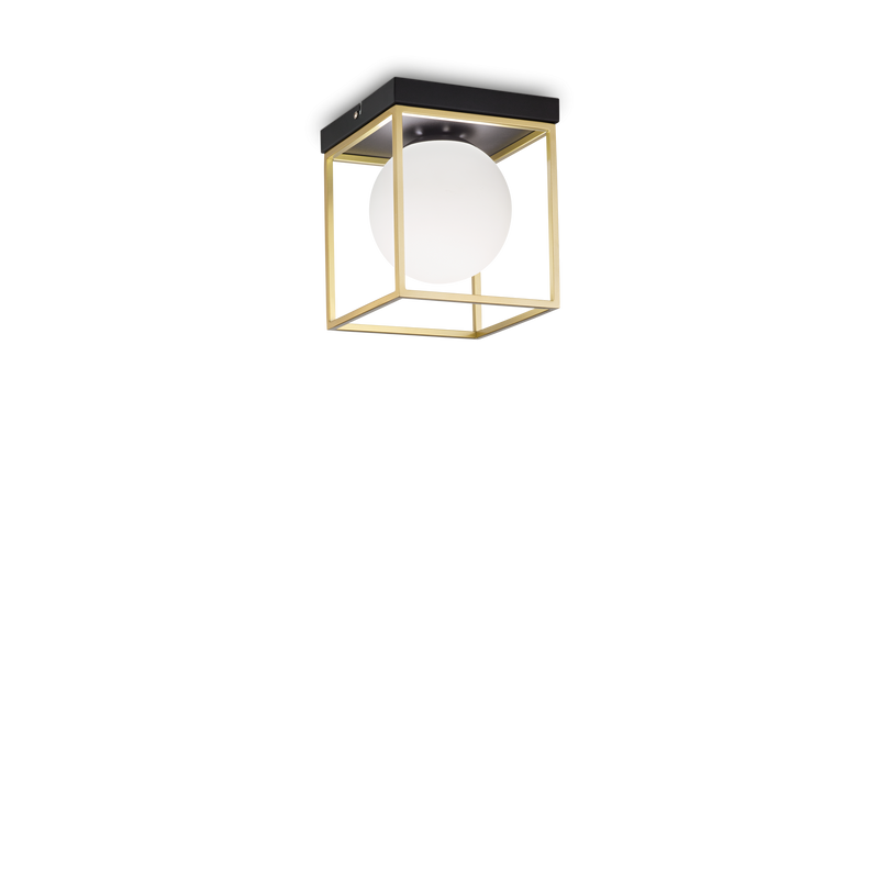Plafoniera/Aplica LINGOTTO Ideal Lux, E14 max 1 x 28W, L 185 x H 215 x P 185 mm, Alama