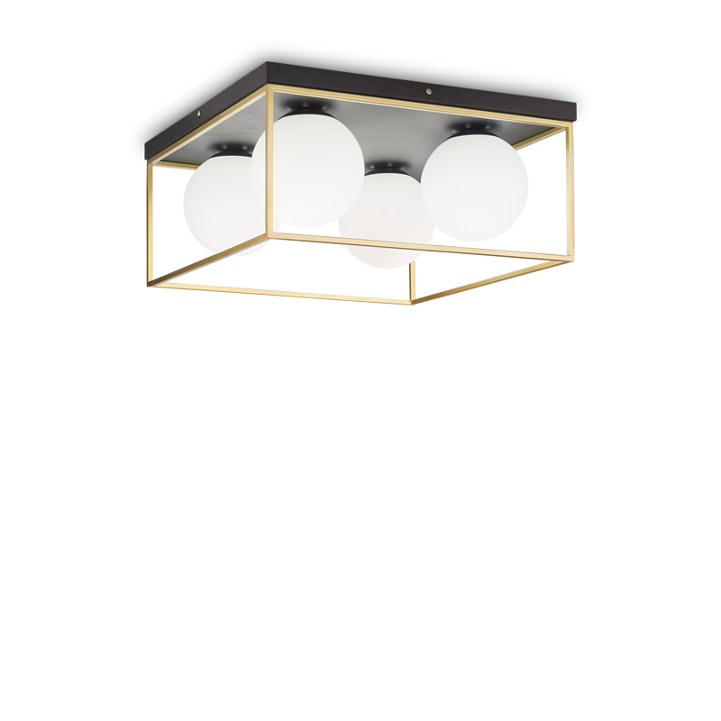 Plafoniera/Aplica LINGOTTO Ideal Lux, E14 max 4 x 28W, Alama