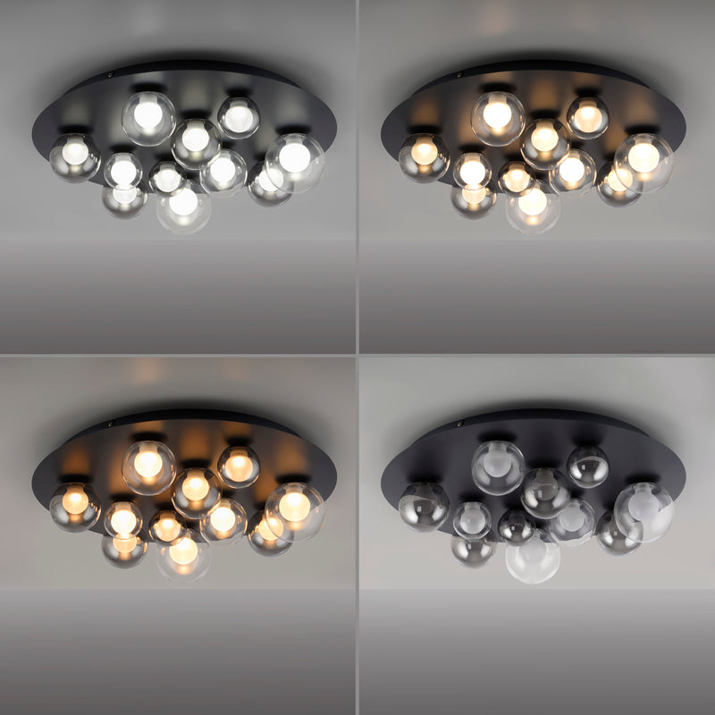 Plafoniera Paul Neuhaus PURE POPUP 11xLED Gri