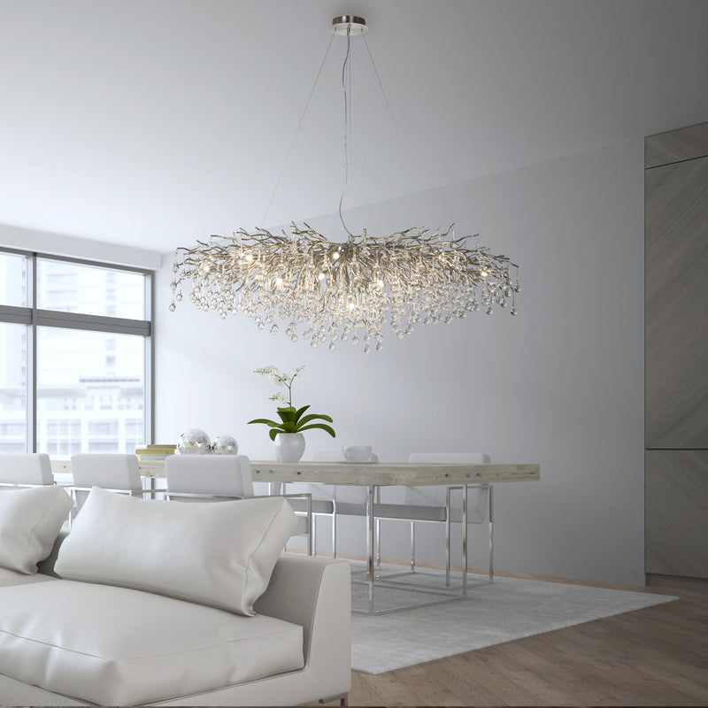 Lustra Paul Neuhaus ICICLE 15xG9 Otel